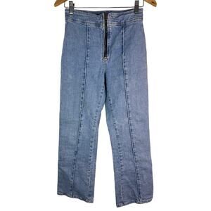 Urban Outfitters BDG Women's 27 Light Wash Seamed Front Bootcut Zip Fly Jeans*‎
